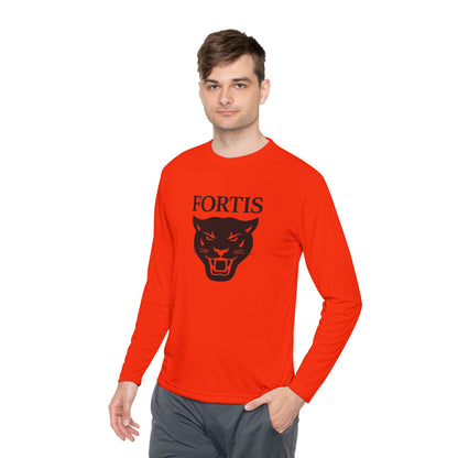 Fortis Panther Long Sleeve Tee — Athletic Mascot Graphic Shirt