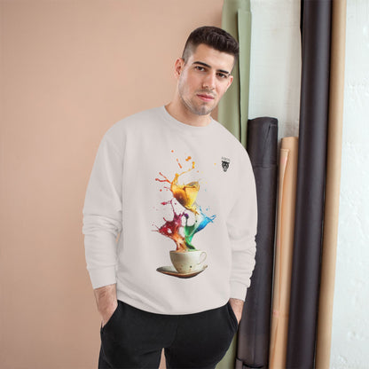 Color Splash Coffee Sweatshirt