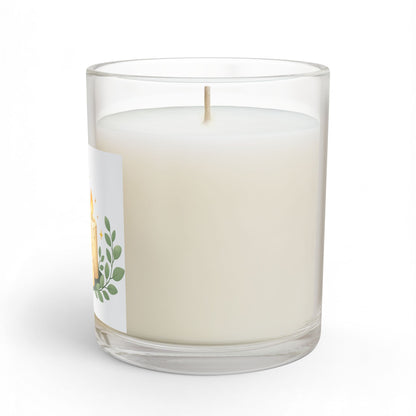 Soy Glass Candle — Cozy Lit Candles Illustration (11 oz)