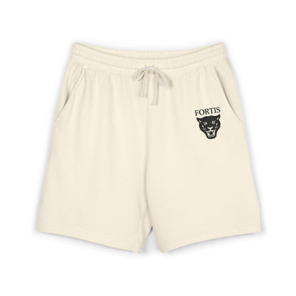 Fortis Panther Sweat Shorts — Lightweight Garment-Dyed Fleece