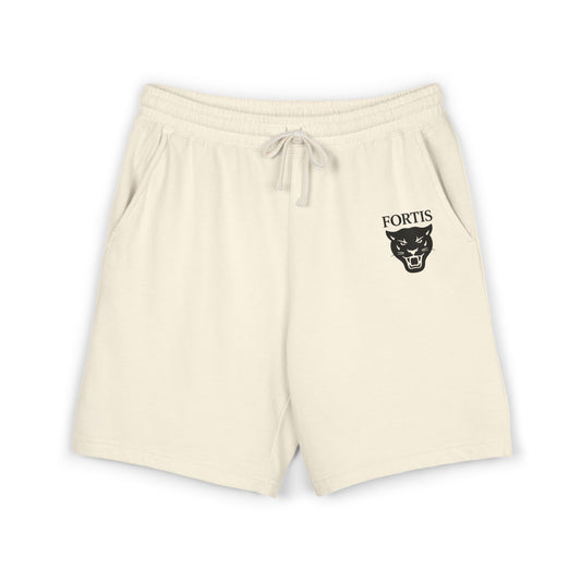 Fortis Panther Sweat Shorts — Lightweight Garment-Dyed Fleece