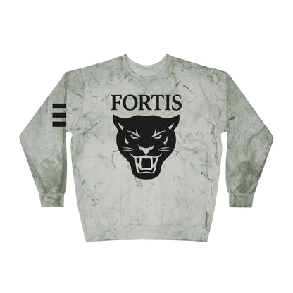 Fortis Panther Tie-Dye Crewneck Sweatshirt
