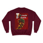 Sweatshirt — Retro Cartoon Mouse "T' moute desann" Graphic Crewneck