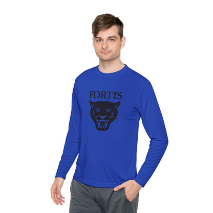 Fortis Panther Long Sleeve Tee — Athletic Mascot Graphic Shirt