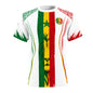 Senegal Flag Stripe Tee — Pan-African Rasta Colors All-Over Print