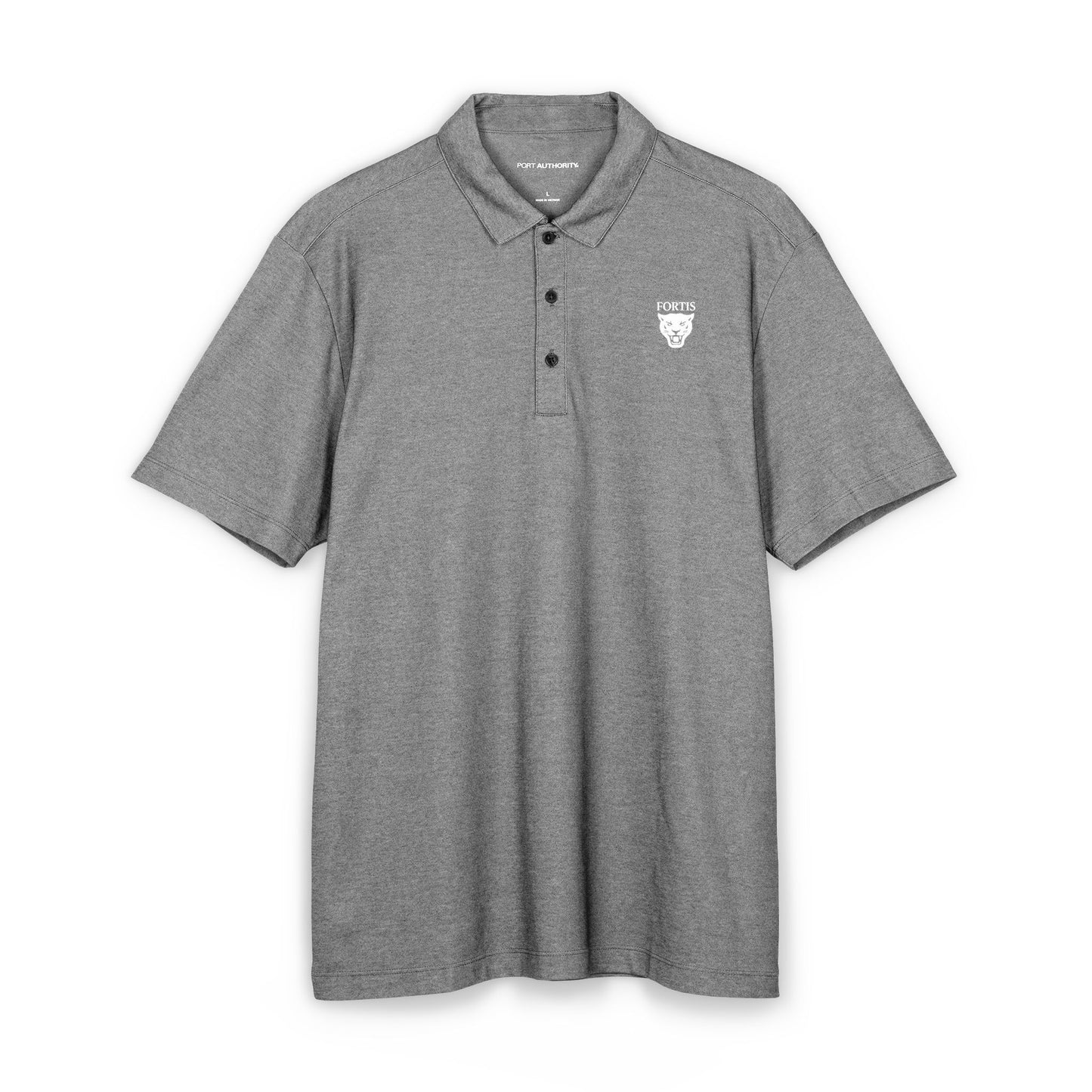 Forks High School Panther Logo Polo Shirt – Embroidered Left Chest