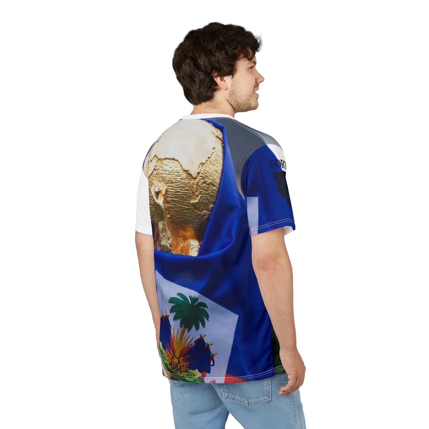 Haiti World Cup Trophy Flag Tee