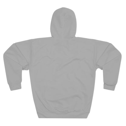 Lion Profile Hoodie — Realistic Black & White Wildlife Pullover