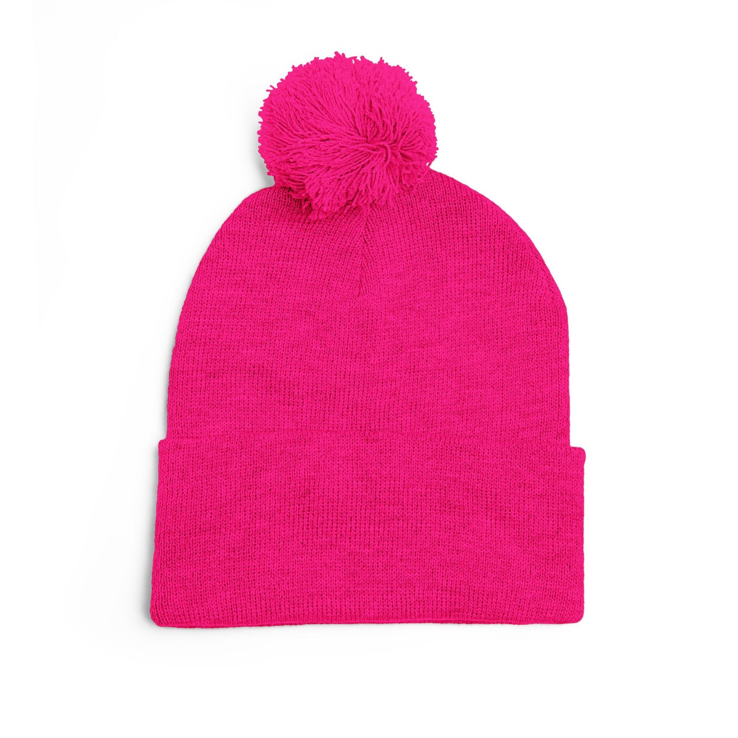 Embroidered Pom-Pom Beanie — FORTIS Panther Knit Cap