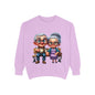 Grandparents Sitting on Bench Cute Couple Sweatshirt