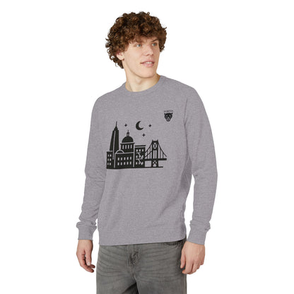 City Skyline Crewneck Sweatshirt — Nightscape San Francisco Graphic