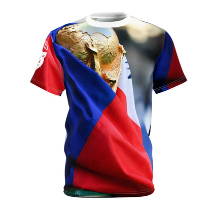 World Cup Trophy Czech Flag Tee — Soccer Fan All-Over Print Shirt