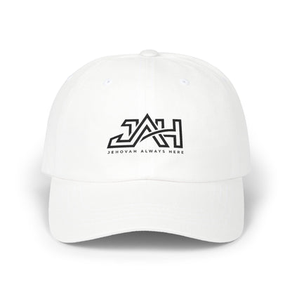 Dad Cap — Minimal 'JAH' Embroidered Logo Hat