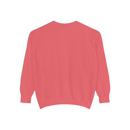 Kissing Emoji with Roses Sweatshirt — Cute Valentine’s Bouquet Graphic Sweatshirt