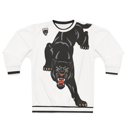 Panther Graphic Sweatshirt – Vintage Black Panther All-Over Print