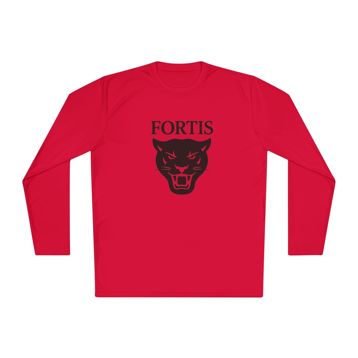 Fortis Panther Long Sleeve Tee — Athletic Mascot Graphic Shirt