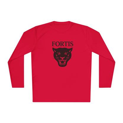 Fortis Panther Long Sleeve Tee — Athletic Mascot Graphic Shirt