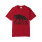 Fortis Unisex Garment-Dyed T-Shirt – Bold Panther Graphic Tee