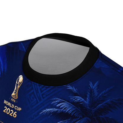 Haiti World Cup 2026 All-Over Print Tee — Haiti Flag Soccer Fan Shirt