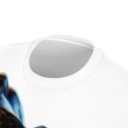 Leopard Print Unisex Tee - Bold Animal Graphic AOP Shirt