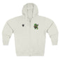 Streetwear Bear Zip Hoodie — Green Urban Teddy Graphic Zip-Up
