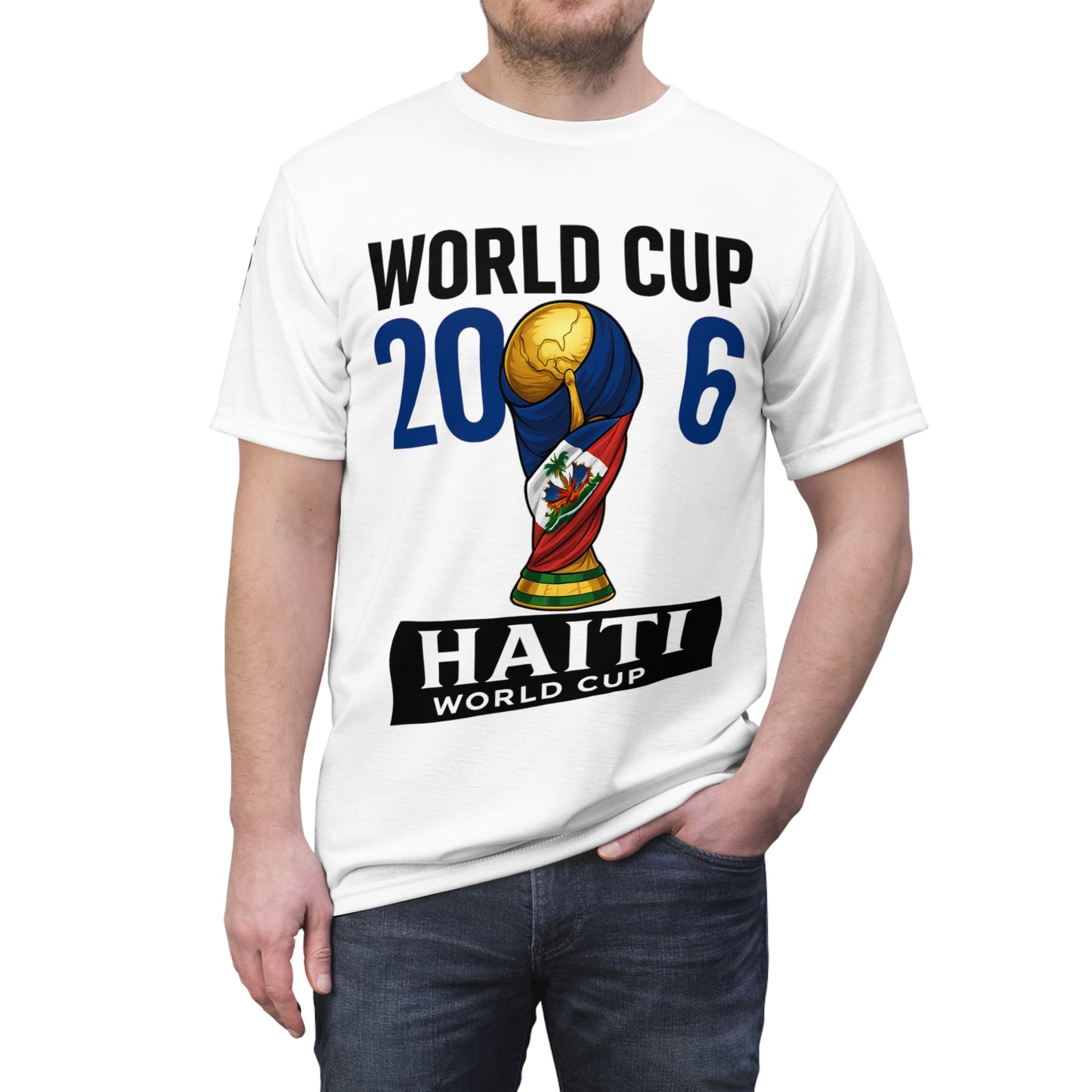 Haiti World Cup 2006 T-Shirt — Soccer Trophy Graphic Tee