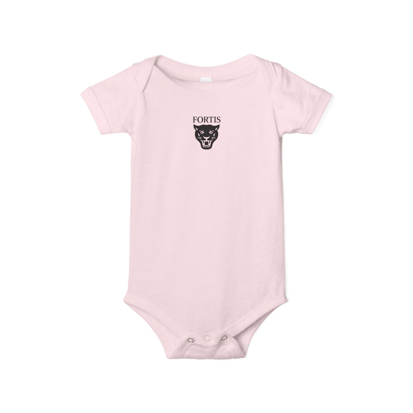 Fortis Panther Infant One-Piece Bodysuit – Cute Minimal Baby Onesie