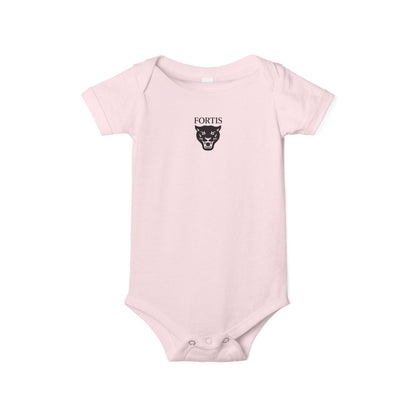 Fortis Panther Infant One-Piece Bodysuit – Cute Minimal Baby Onesie