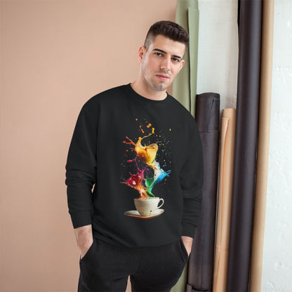 Color Splash Coffee Sweatshirt