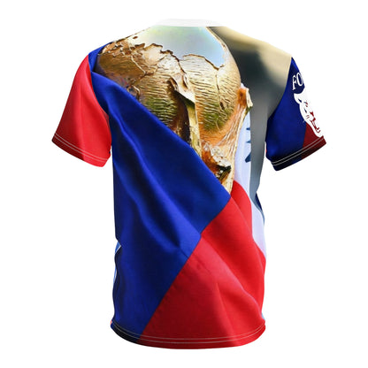 World Cup Trophy Czech Flag Tee — Soccer Fan All-Over Print Shirt