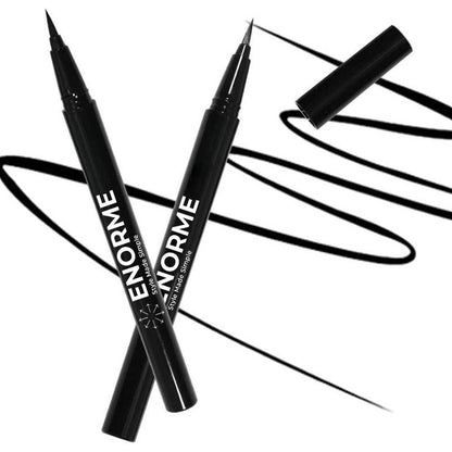 Black Waterproof Liquid Eyeliner - Vegan & Cruelty-Free Formula - Hypoallergenic Eye Makeup for Waterline and Eyelids - Long-Lasting Liquid Eyeliner (Pack of 1)