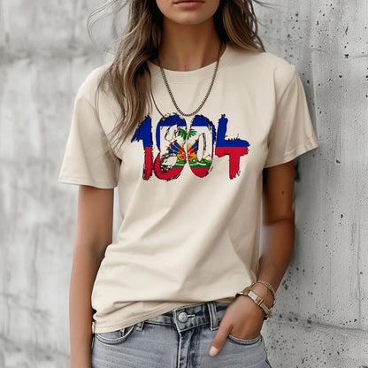 Haiti Tshirt Women Graphic Anime Streetwear T Shirt Female Y2K Harajuku Anime Clothing