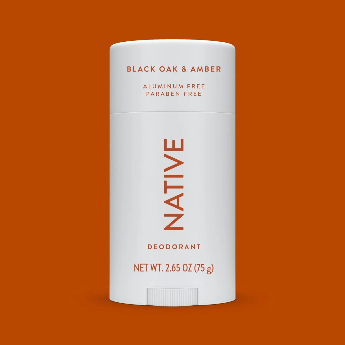 Deodorant, Aluminum Free, Black Oak & Amber, for Women and Men, 2.65 Oz