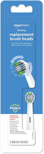 Braun Electric Toothbrush Replacement Brush Heads, 3 Count, White, Fits Oral-B