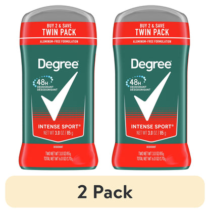 (2 Pack)  Men Intense Sport 24H Deodorant, 3 Oz, 2 Count