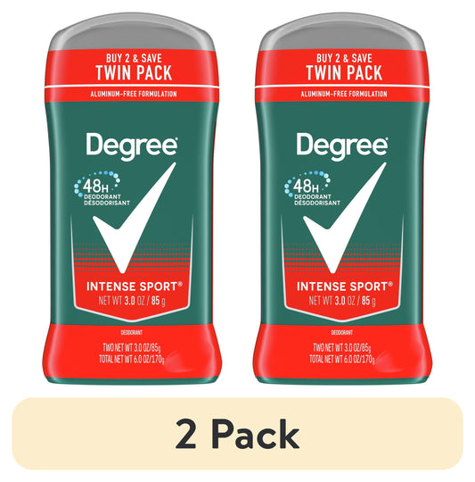 (2 Pack)  Men Intense Sport 24H Deodorant, 3 Oz, 2 Count