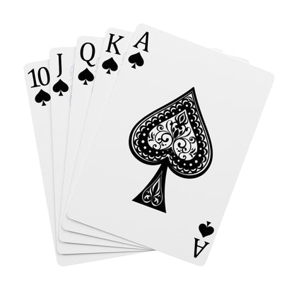 Blue Flame Lion Poker Playing Cards — Premium Poker Deck for Gamers & Collectors
