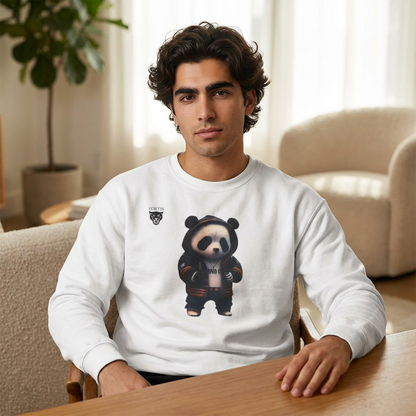 Panda Hoodie Sweatshirt — Cute Urban Streetwear Crewneck