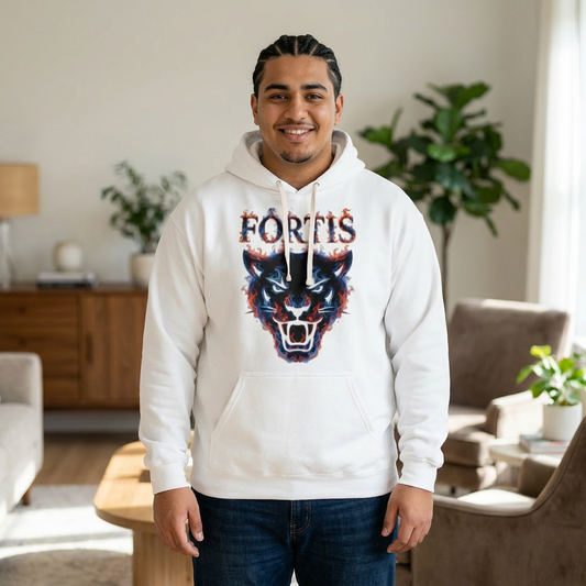 Fortis Wolf Hoodie — Fierce 3D Wolf Head Pullover