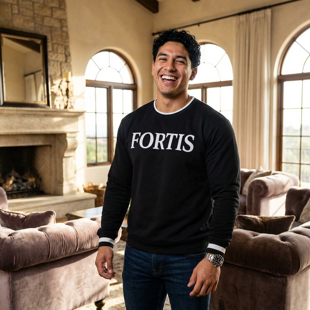 Fortis Sweatshirt — Classic Bold Text Crewneck