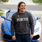 Fortis Graphic Sweatshirt — Bold Logo Pullover