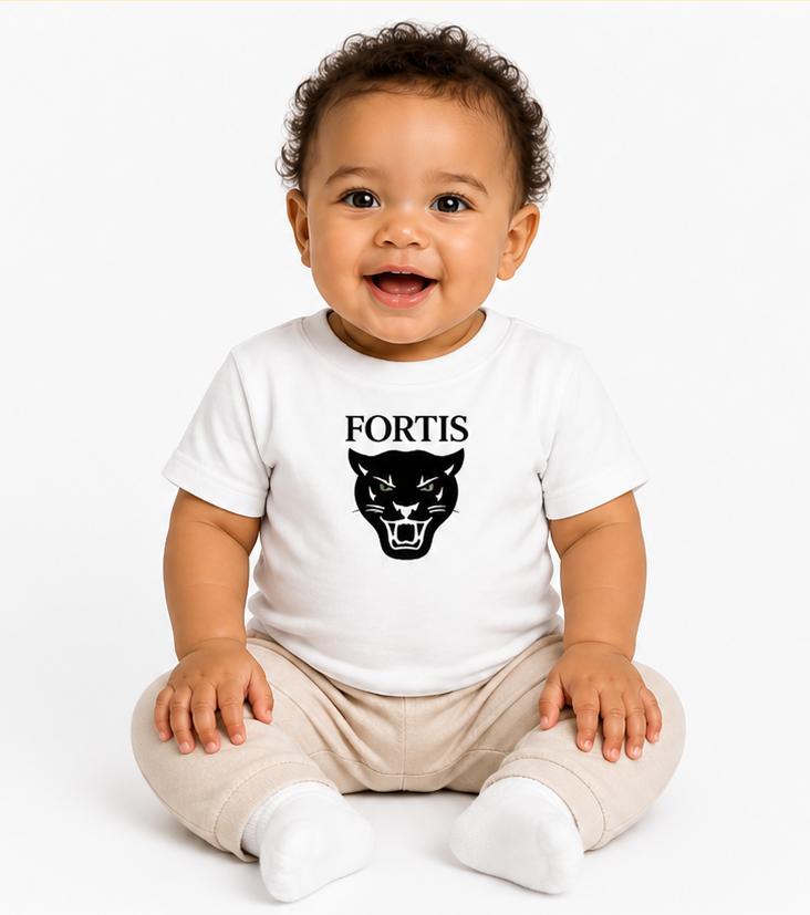 Infant Tee - 'FORTIS' Panther Logo Baby Shirt