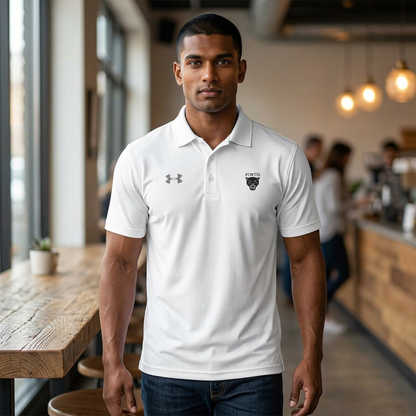 Embroidered Under Armour Men’s Polo — Performance Golf Shirt with Subtle Crest