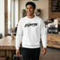 Fortis Pullover Sweatshirt – Bold Speed-Blur Logo Crewneck