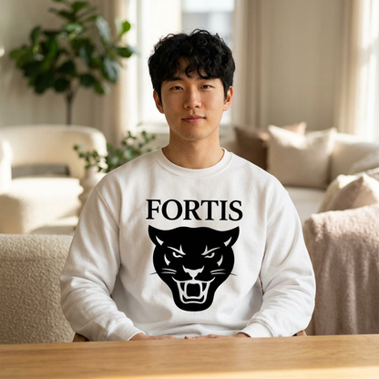 Fortis Panther Crewneck Sweatshirt — Bold Mascot Pullover