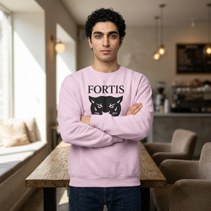 Fortis Panther Crewneck Sweatshirt — Bold Mascot Pullover