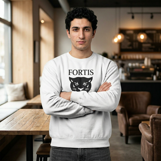 Fortis Panther Crewneck Sweatshirt — Bold Mascot Pullover