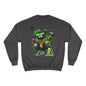 Hip Hop Bear Champion Sweatshirt — Streetwear Crewneck with ‘Champion’ Style Graphic