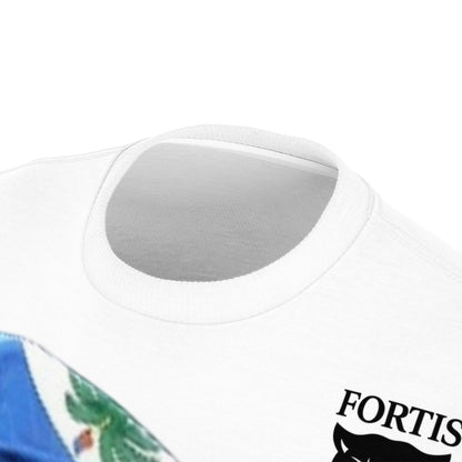 Haiti Soccer Fan Tee – Player Celebrating with Haitian Flag