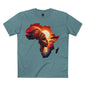 African Sunset Tee, Ethnic Art Shirt, Culture Inspired T-Shirt, Travel Apparel, Gift for Her, Unique African Style Top